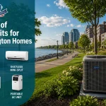 Types of AC units for Burlington homes — central air, mini-split, window, and portable air conditioners