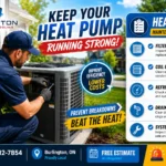 heat pump maintenance checklist for a Burlington Ontario home