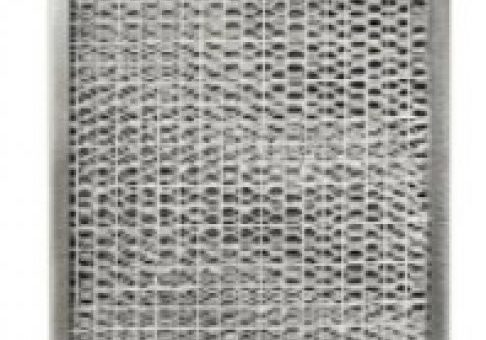 Metal mesh air filter with clean design.
